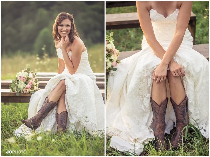 Cowboy boots for your first dance!