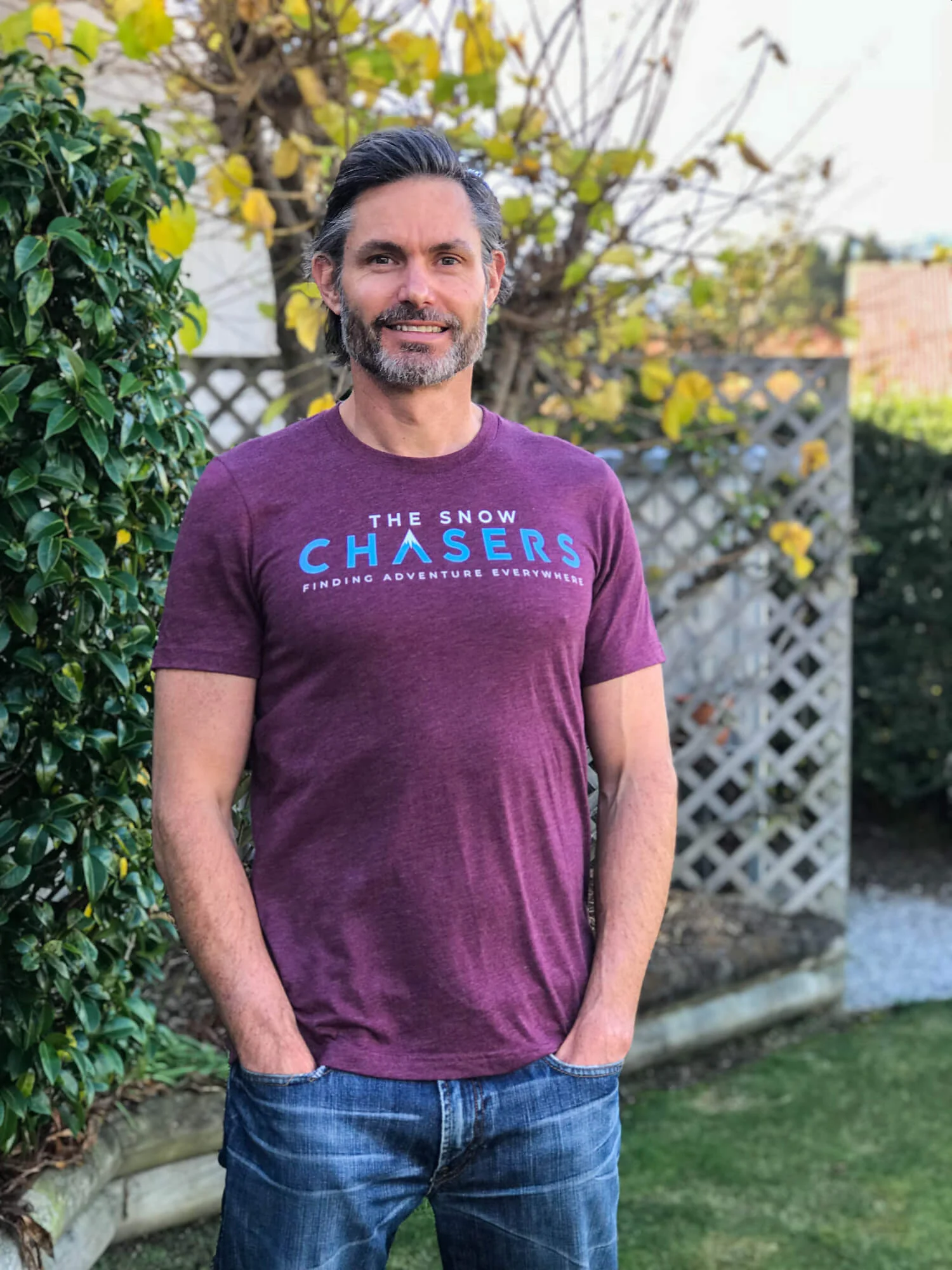 The Snow Chasers - Mens - The Go To Tee - Maroon