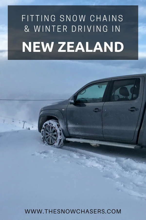 Fitting Snow Chains And Winter Driving In New Zealand — The Snow