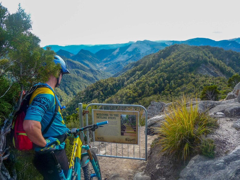 ENTERING SKYLINE STEPS