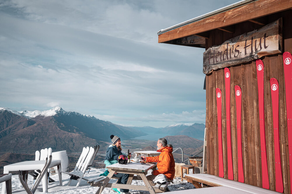 THE VIEW FROM HEIDI'S HUT