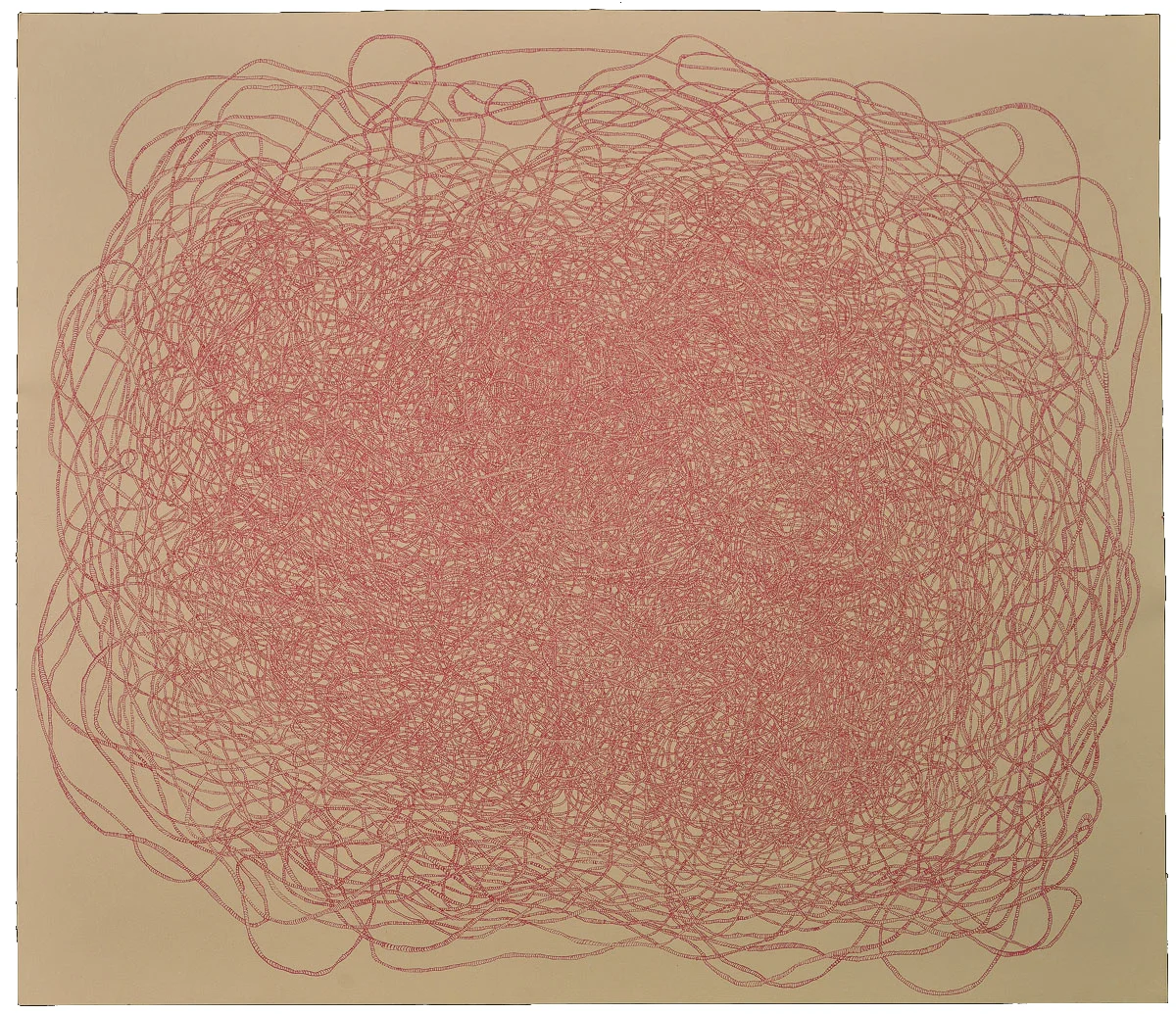 Loose Tie ink on paper, 28 x 22 inches 2014 Private Collection