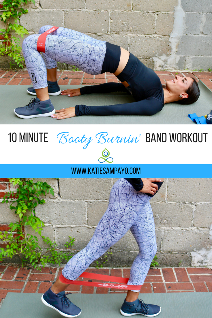 10 Minute Booty Burnin' Band Workout