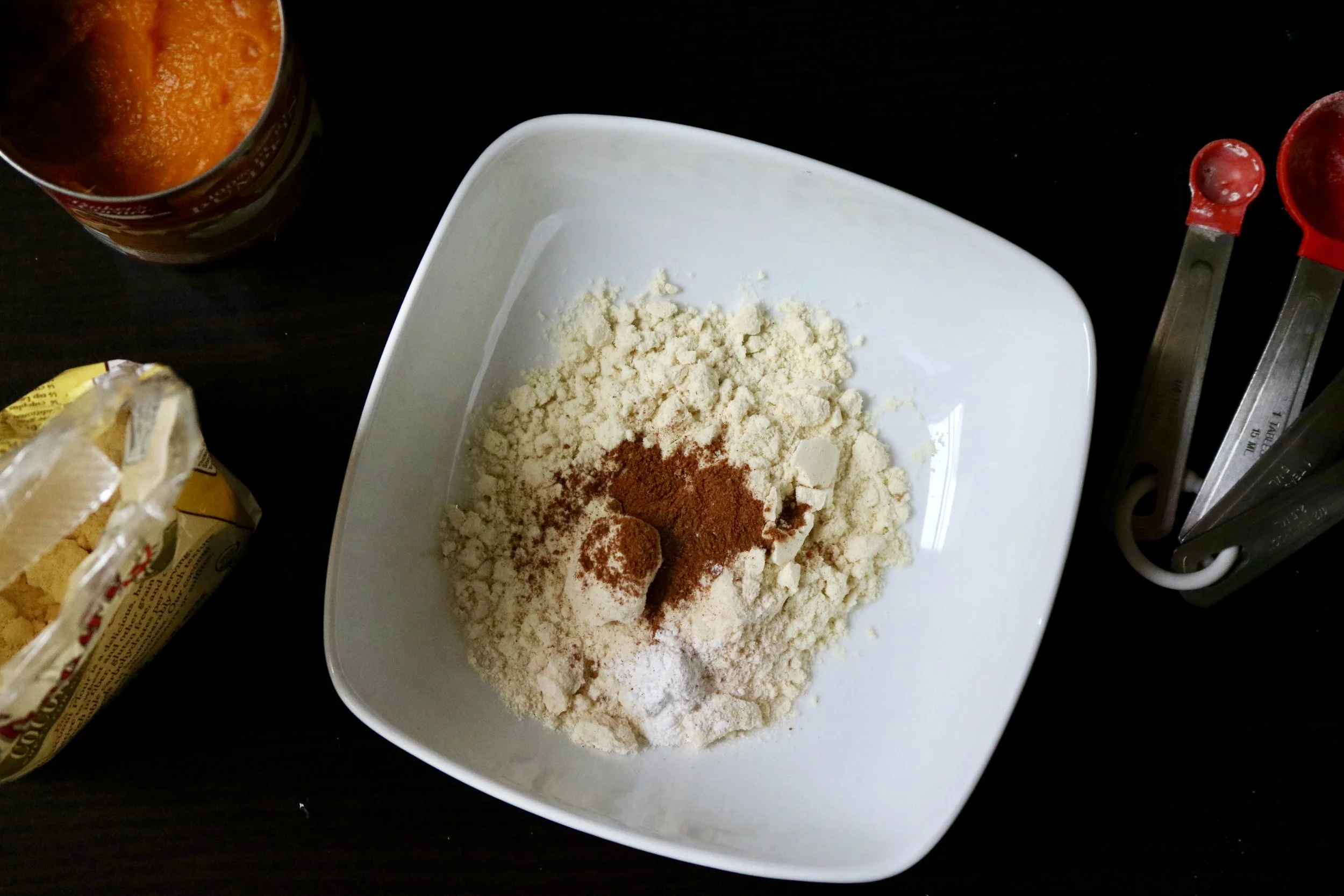 Fluffy Pumpkin Coconut Pancakes