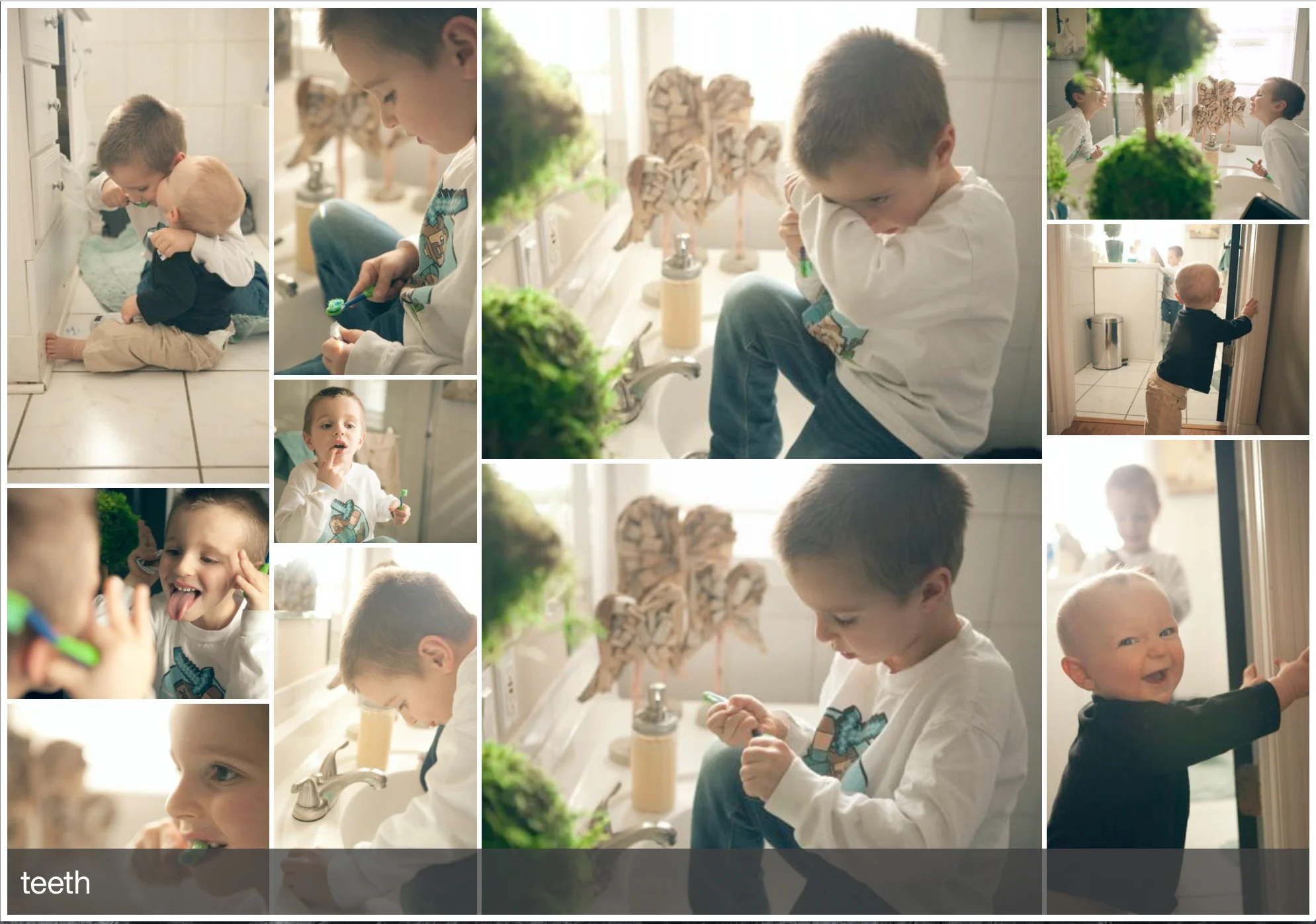 Capture a series of images that tell the story!