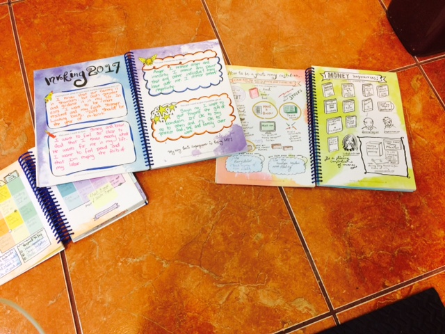 My Leonie Dawson Biz, Life, and Daily planner. 