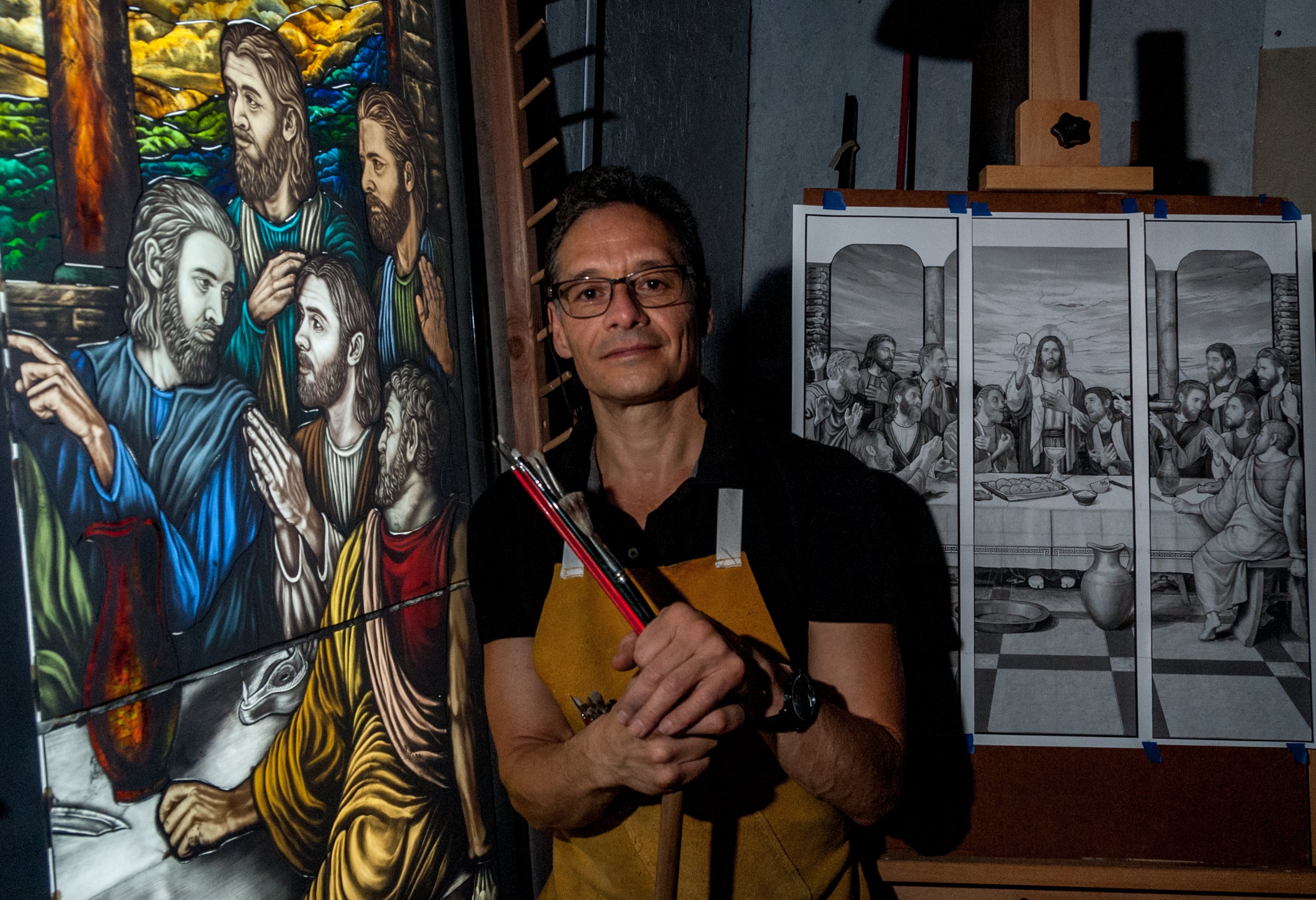 Painting the Last Supper 