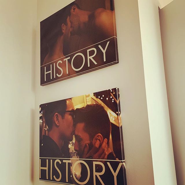 A little decorating.  Gonna need a third one...
&bull;
&bull;
&bull;
#gay #webseries #instagay #gaykiss #kiss #gaylove #gaymen #gaysingle #gaycouple #lgbt #lgbtpride #gaypride #gayfollow