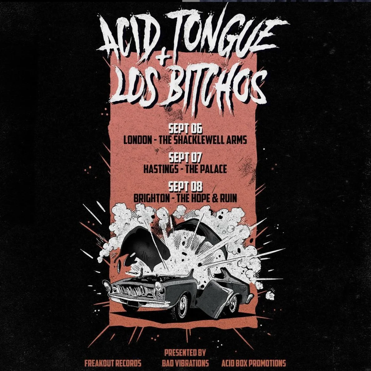 U.K. Tour Dates with Los Bitchos