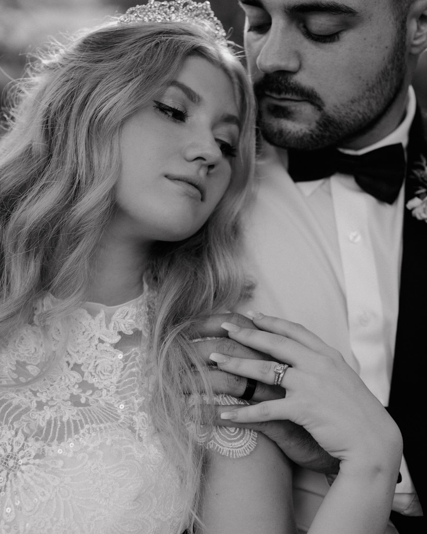 these two were bringing the heat yesterday for sure 🔥 #freckledfoxphotography #arkansasbride #arkansasweddingphotographer #arkansaswedding #davidsbridal #tiara #weddingdress #bowtie #summerwedding #weddingring