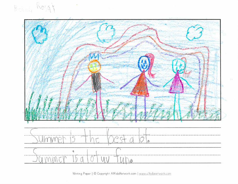 "Summer is the best; summer is a lot of fun!"