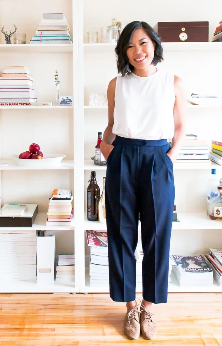 Portrait of Vancouver fashion stylist, Elim Chu
