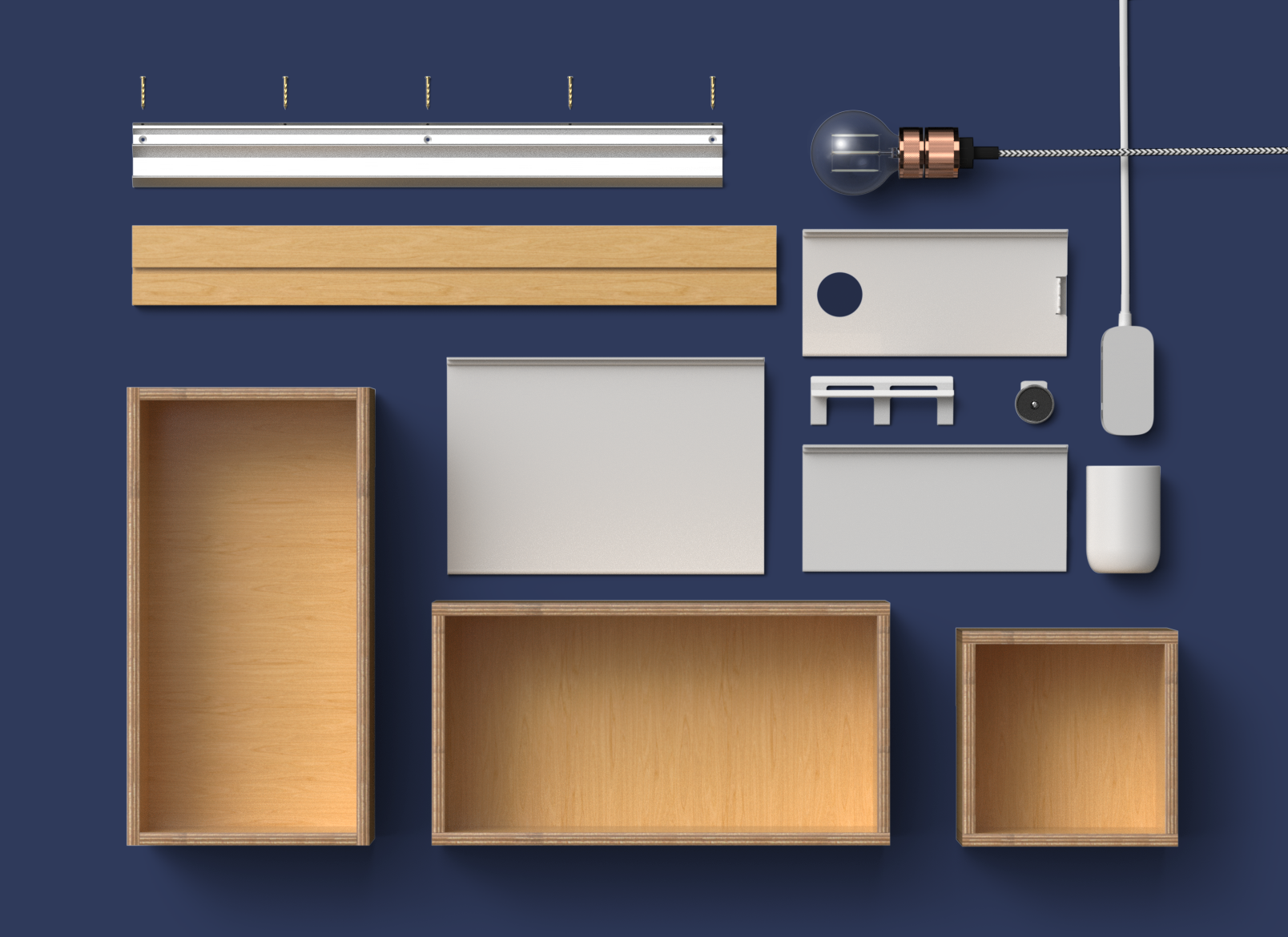 WALLACE MODULAR SHELVING