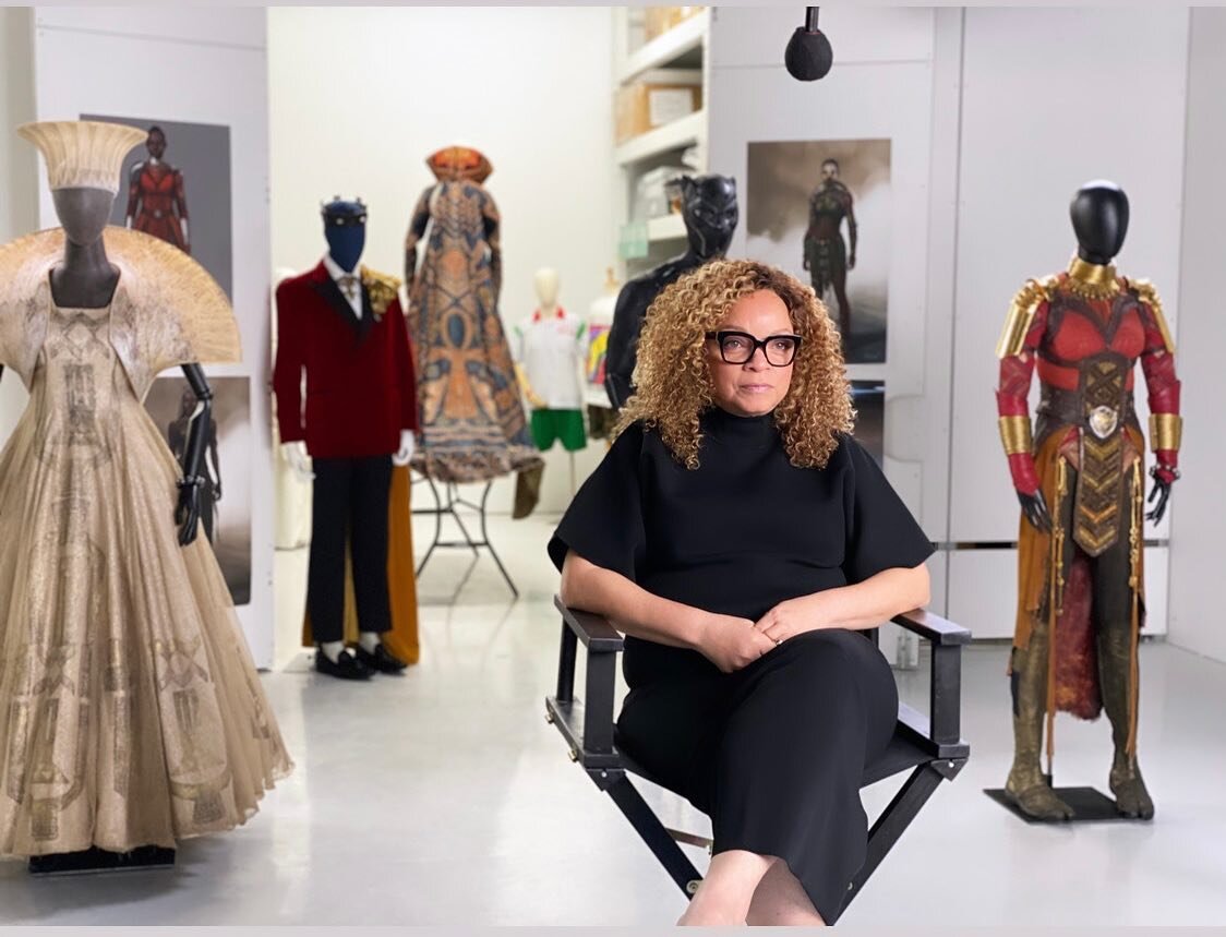 It was such an honor to meet &amp; work with this super talented,  powerful &amp; wonderful woman, Black Panther&rsquo;s costume designer Ruth E. Carter on set for Vanity Fair .. watch full video where she breaks down her iconic costumes. Link in bio