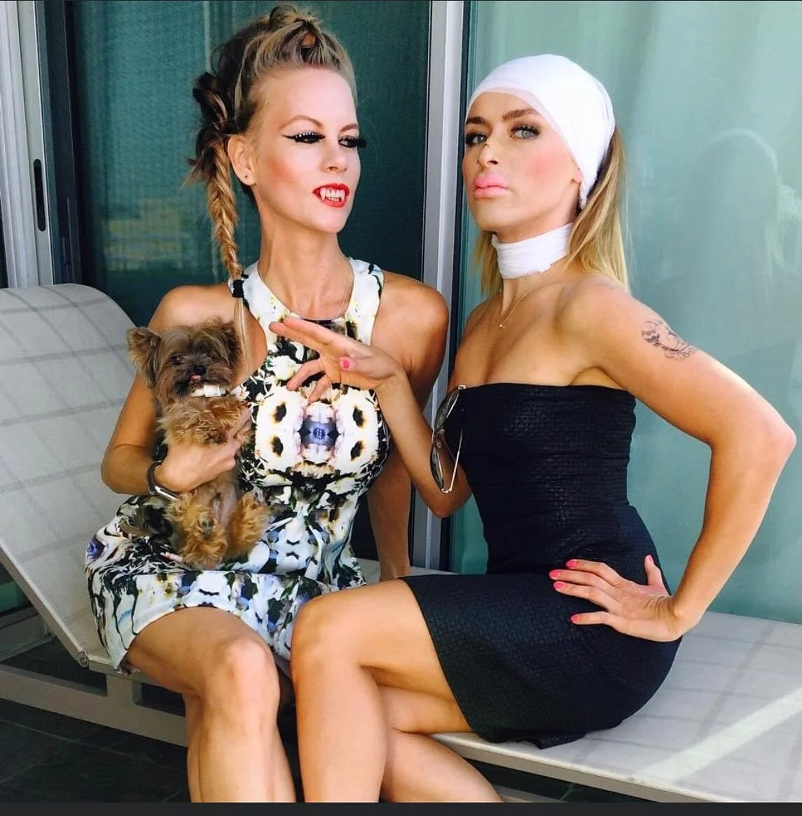 Halloween night! This year it&rsquo;s a bit different.. but we still keep fond memories about all past celebrations...This Halloween look was from 2014 -inspiration from plastic surgery disaster 😜🎃🎃with @braidstudio
.
.
.
.
.
.
.
.
.
.
.
.
.
.
Hai