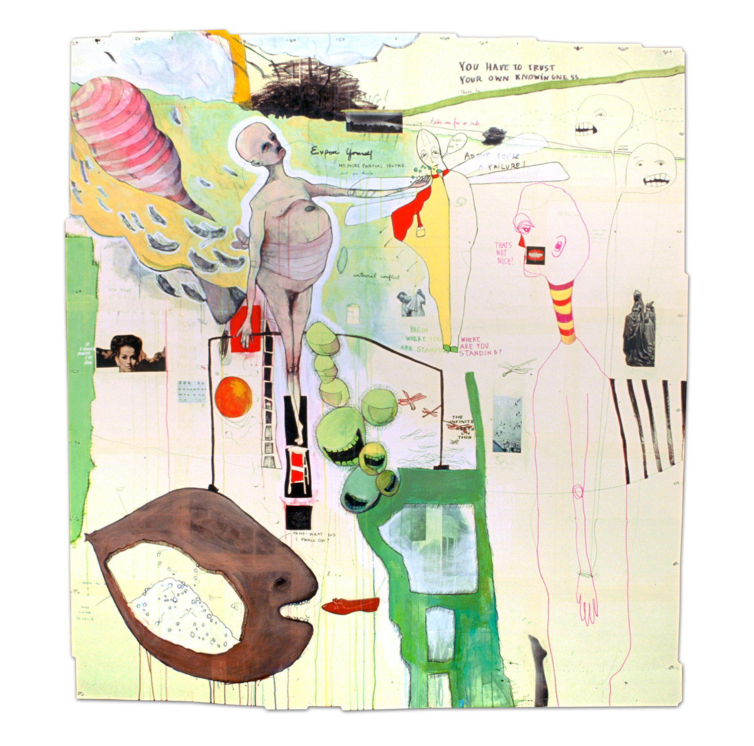 Expose Yourself, mixed media on file folders, 187x203cm, (c) Jessica Serran, 2006.jpg