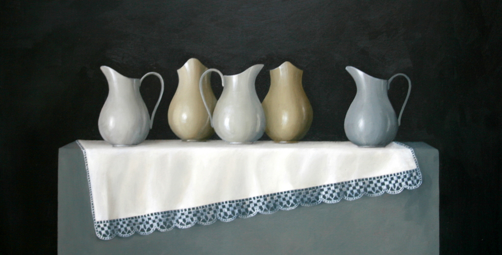 Five Jugs and Lace