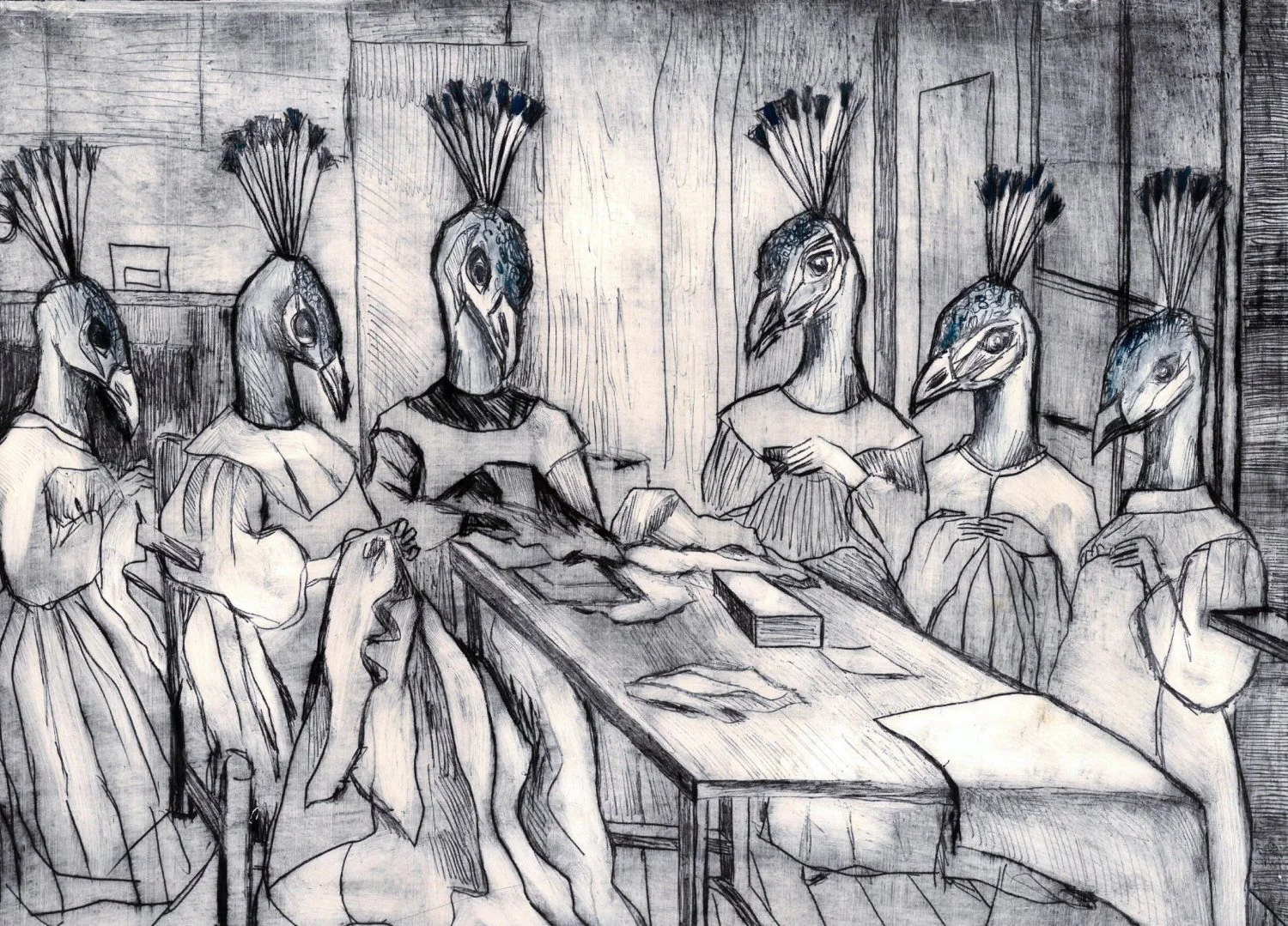 Embroidery Nest by Kristina Turean.