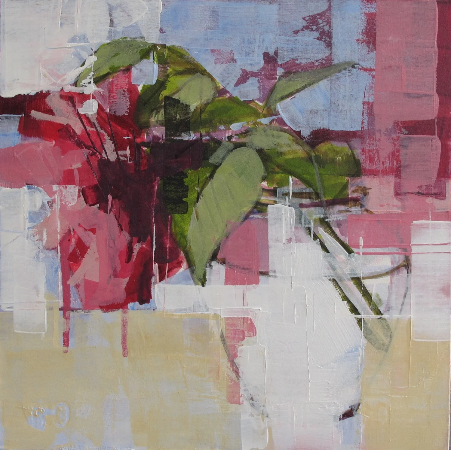 Rose in Glass Jar - Bridget Flinn