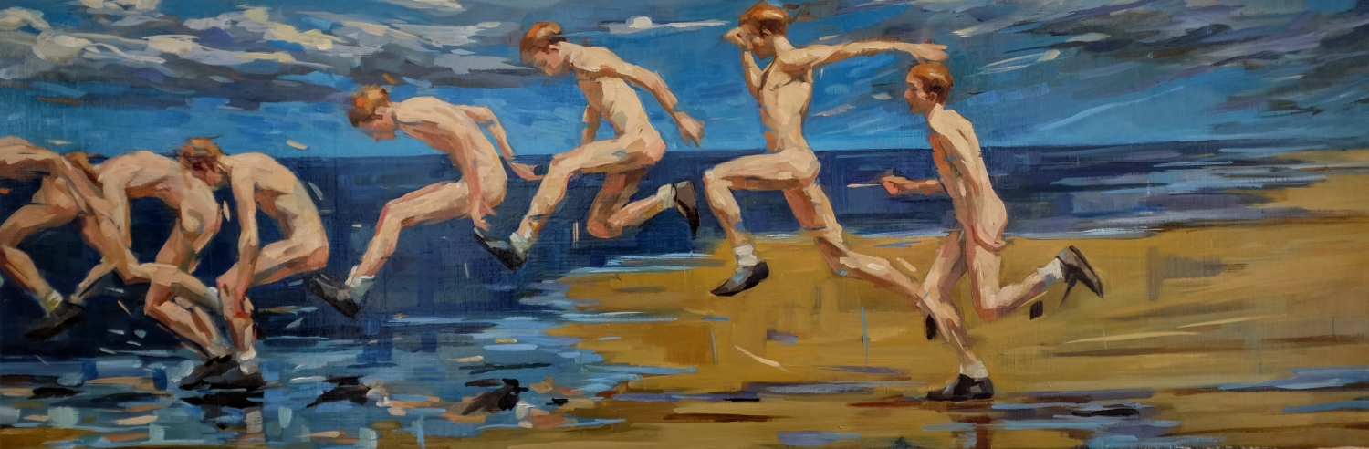 After Eakins; First Splash - Bríd Higgins Ní Chinnéide	