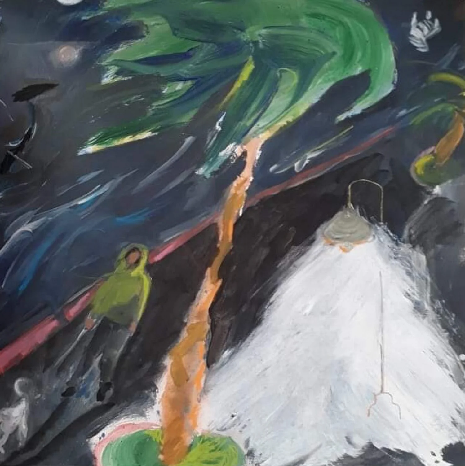 Michelle Boyle Artist Walking with Luna