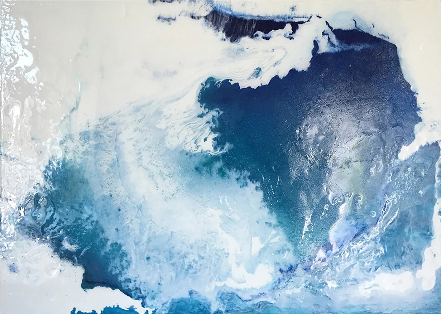 Icescape, aerial studies - Alva Gallagher