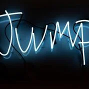 Neon JUMP Sign - Cléa van der Grijn