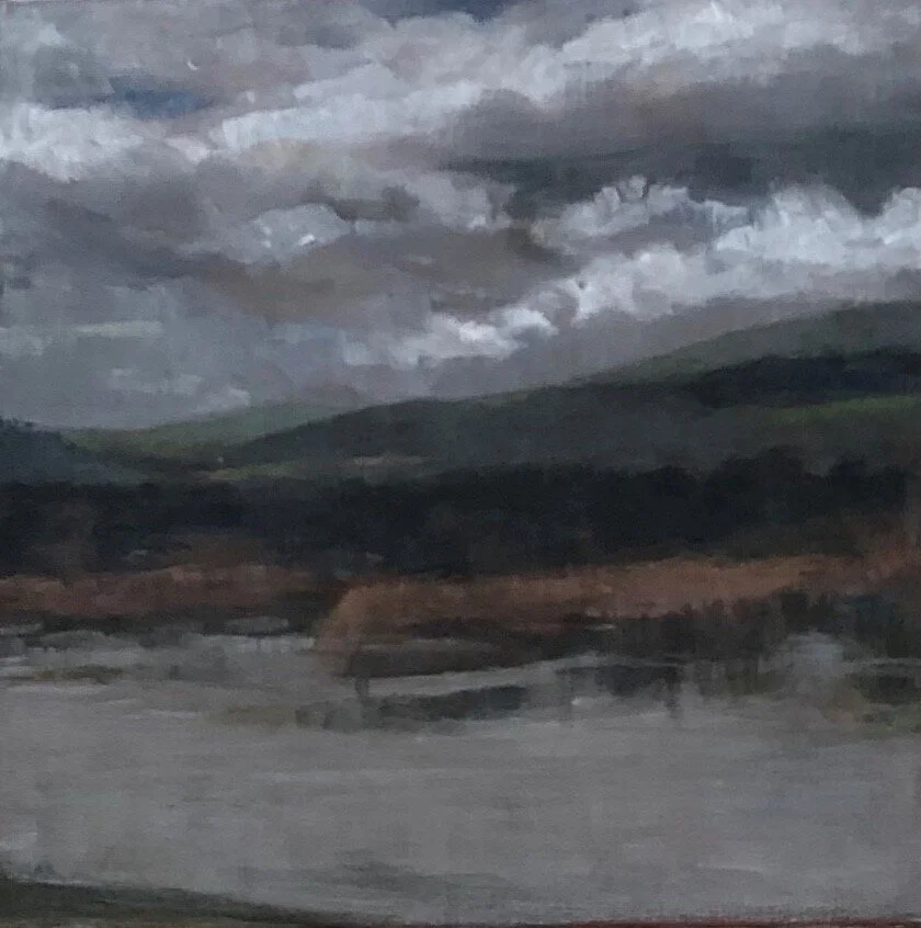 Hamilton Gallery, Susan Dubsky, Original Painting,  “The grey lit day with griefs and cares” 
