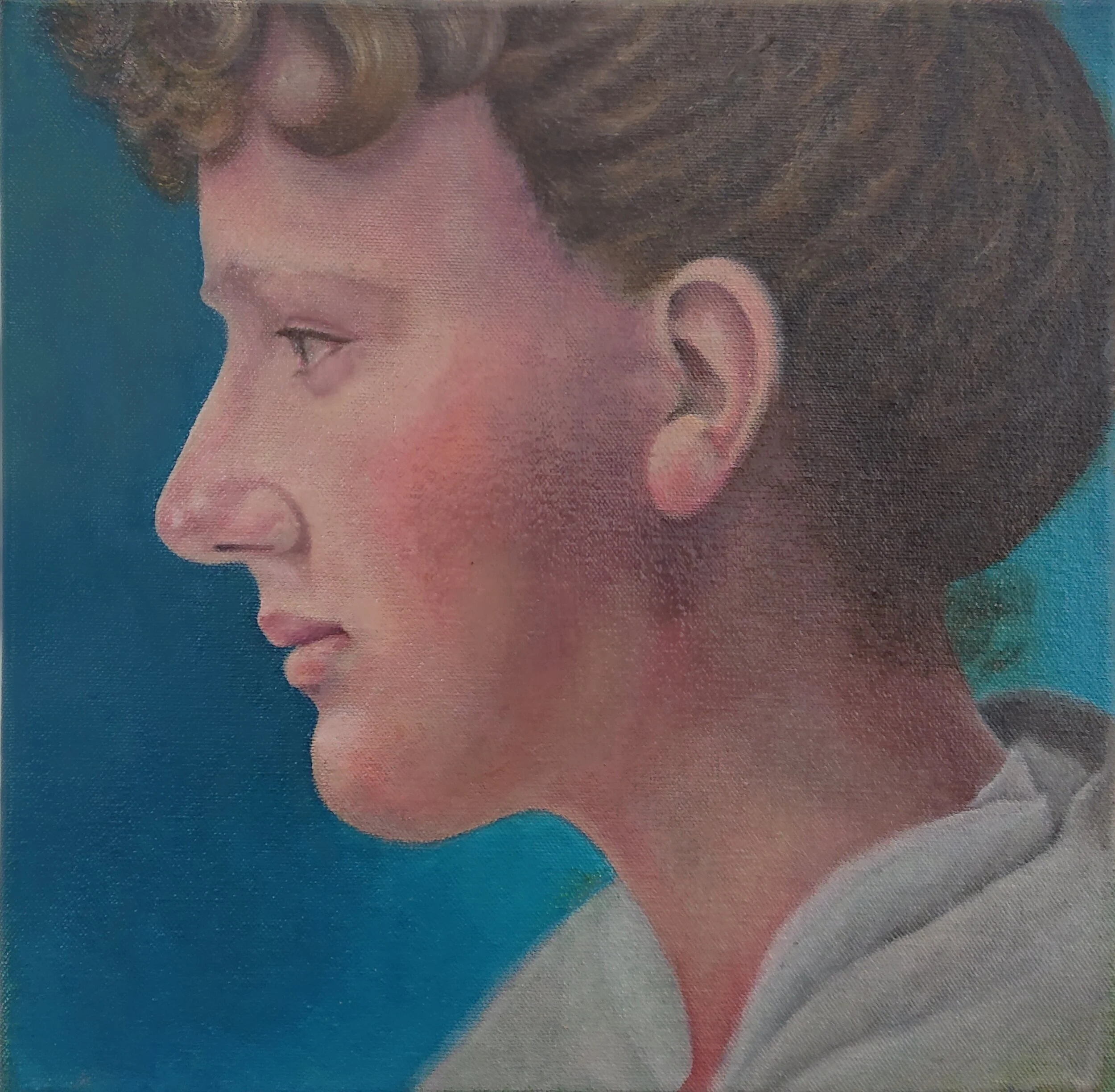 Hamilton Gallery, Annie Harrison Artist, Oil Painting, "Eva, First Flush"