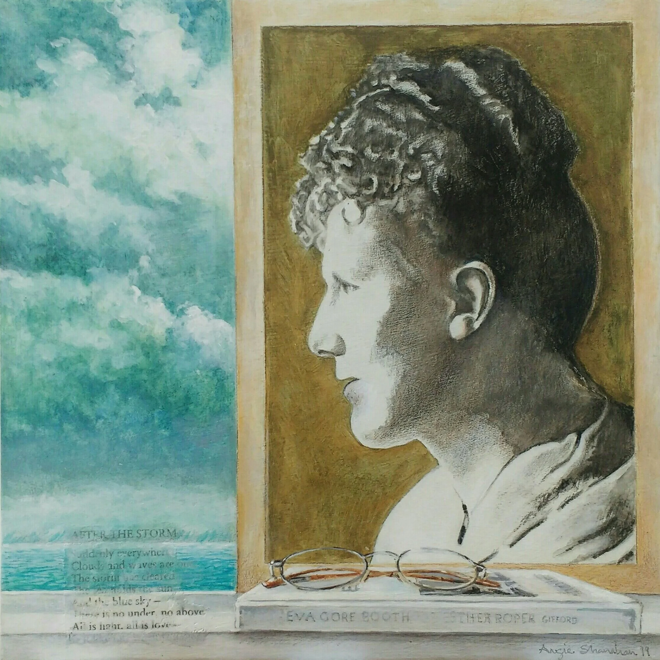 Hamilton Gallery, Angie Shanahan Artist, "After the Storm", After Eva Gore-Booth