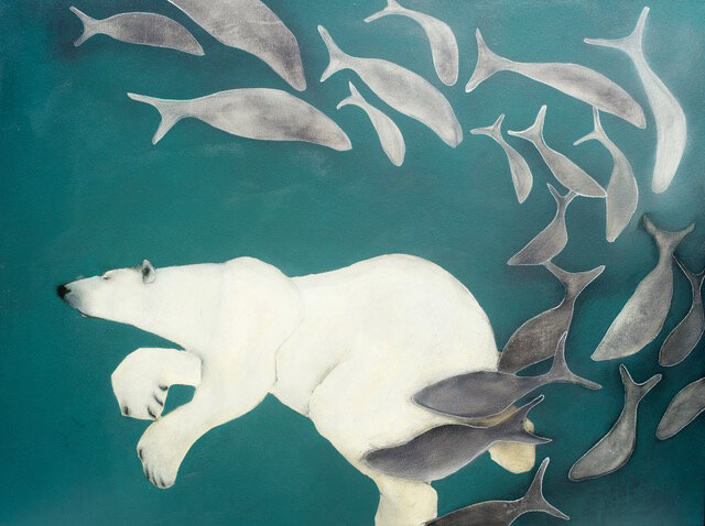 Bear with Fish - Heidi Wickham