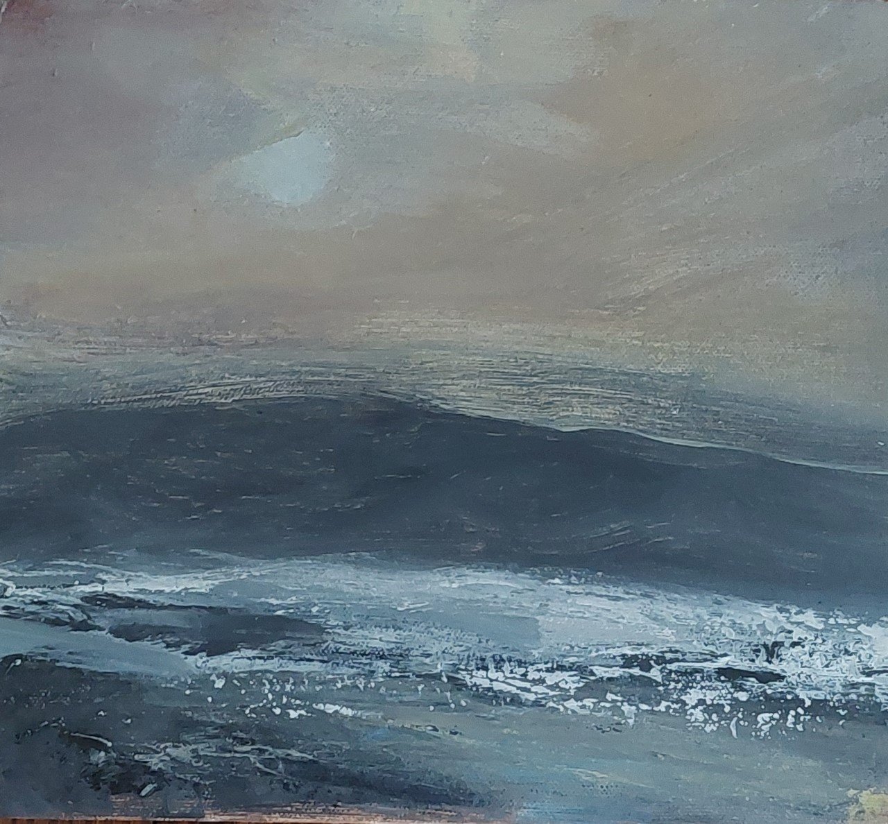 Hamilton Gallery, Sligo, Artist, Tina Brooks, Moonset, Winter Gathering Exhibition