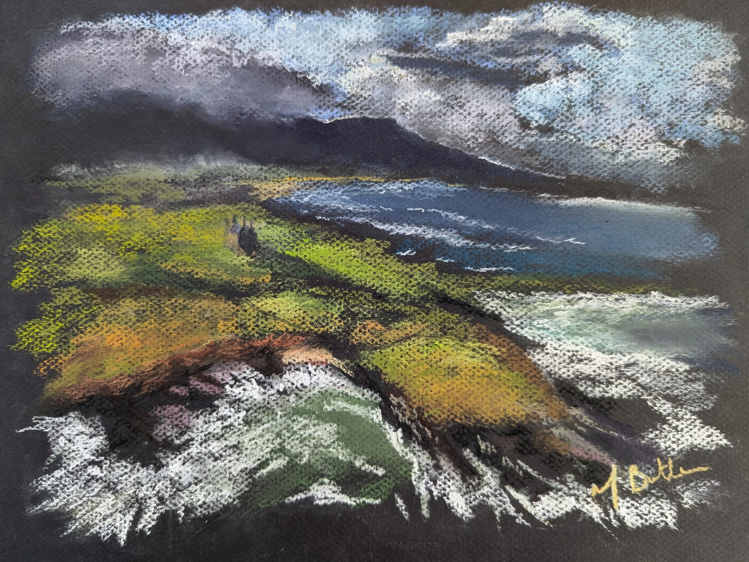 Martina Butler Classiebawn, Mullaghmore Soft pastel on sanded paper 50x42 380 2026.jpg