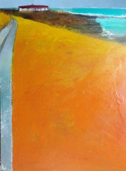 SHamilton Gallery, Sligo, Artist, Cormac O’Leary, Sea Road, July, Winter Gathering Exhibition 2023