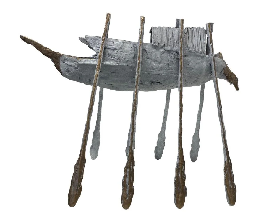 Hamilton Gallery, Sligo, John Behan, RHA, Aosdana, Kerala River Boat, Recent Works Exhibition