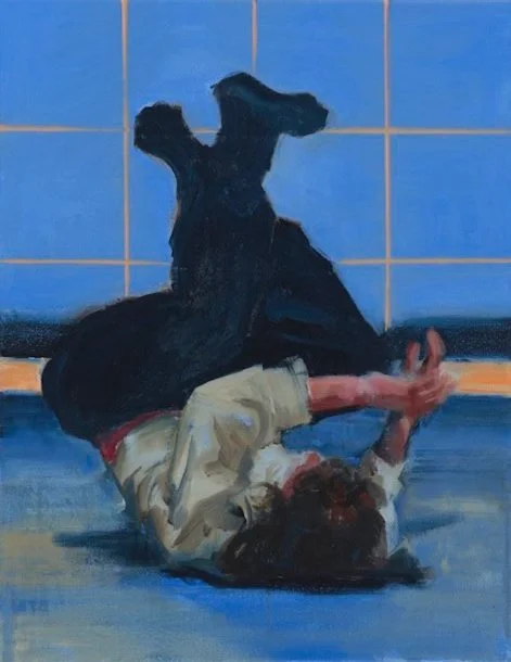 Stroude, Emma -  'As I Find Myself' oil on canvas 40cm x 30cm