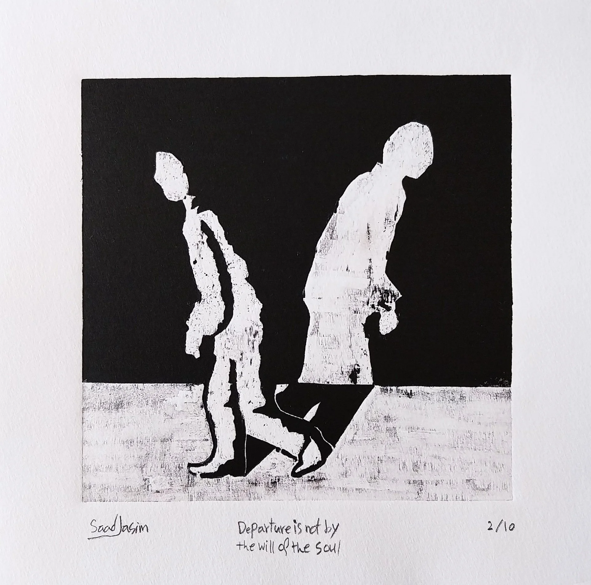 Jasim Saad Departure is not by the will of the soul.jpg
