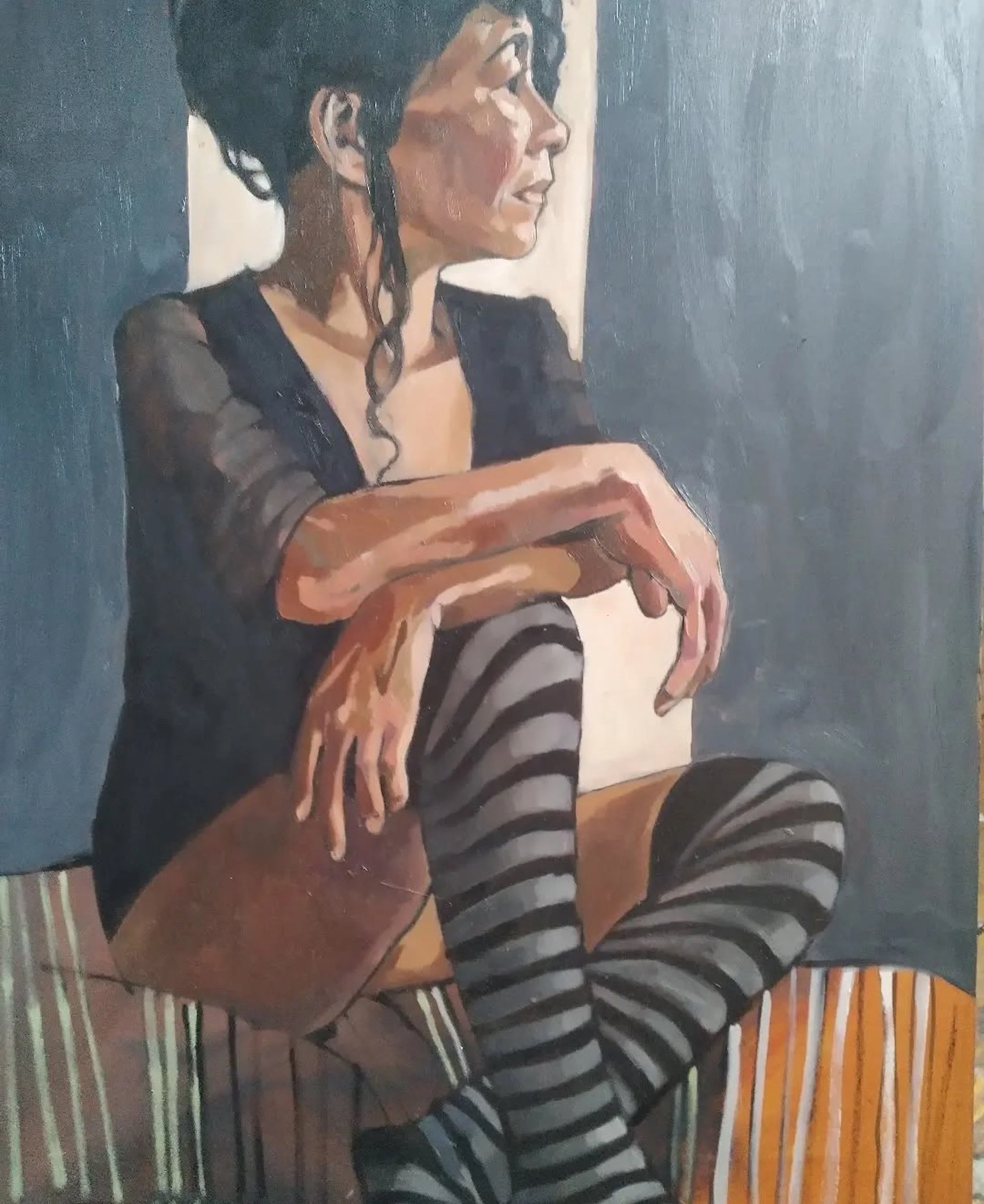 Eileen Healy.Tracy.Oil on board. 60x45.€850.jpeg