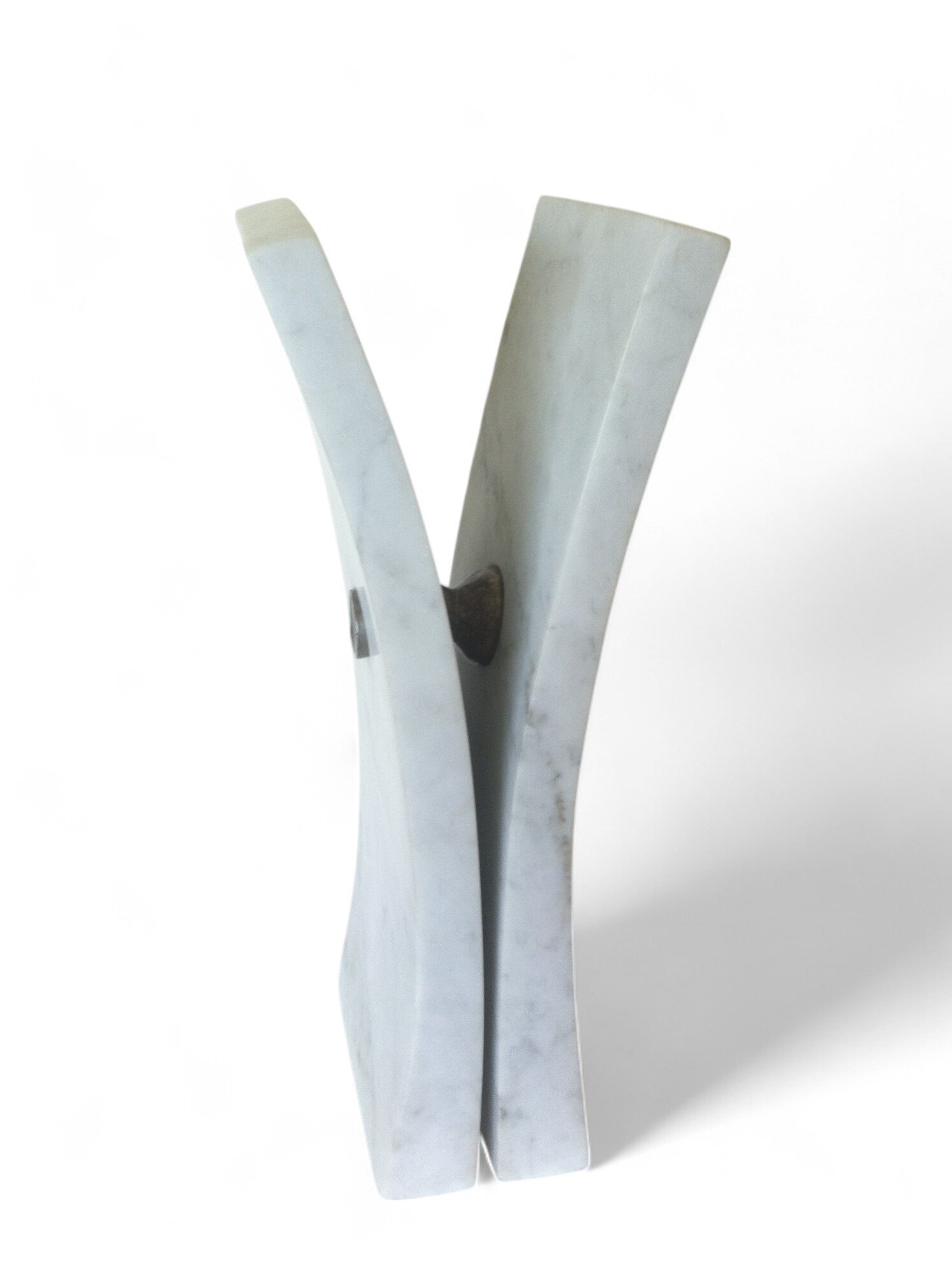 Finn Conlon_ 2. Transference - Carrera Marble and bronze -  37cm x 15cm x 14cm