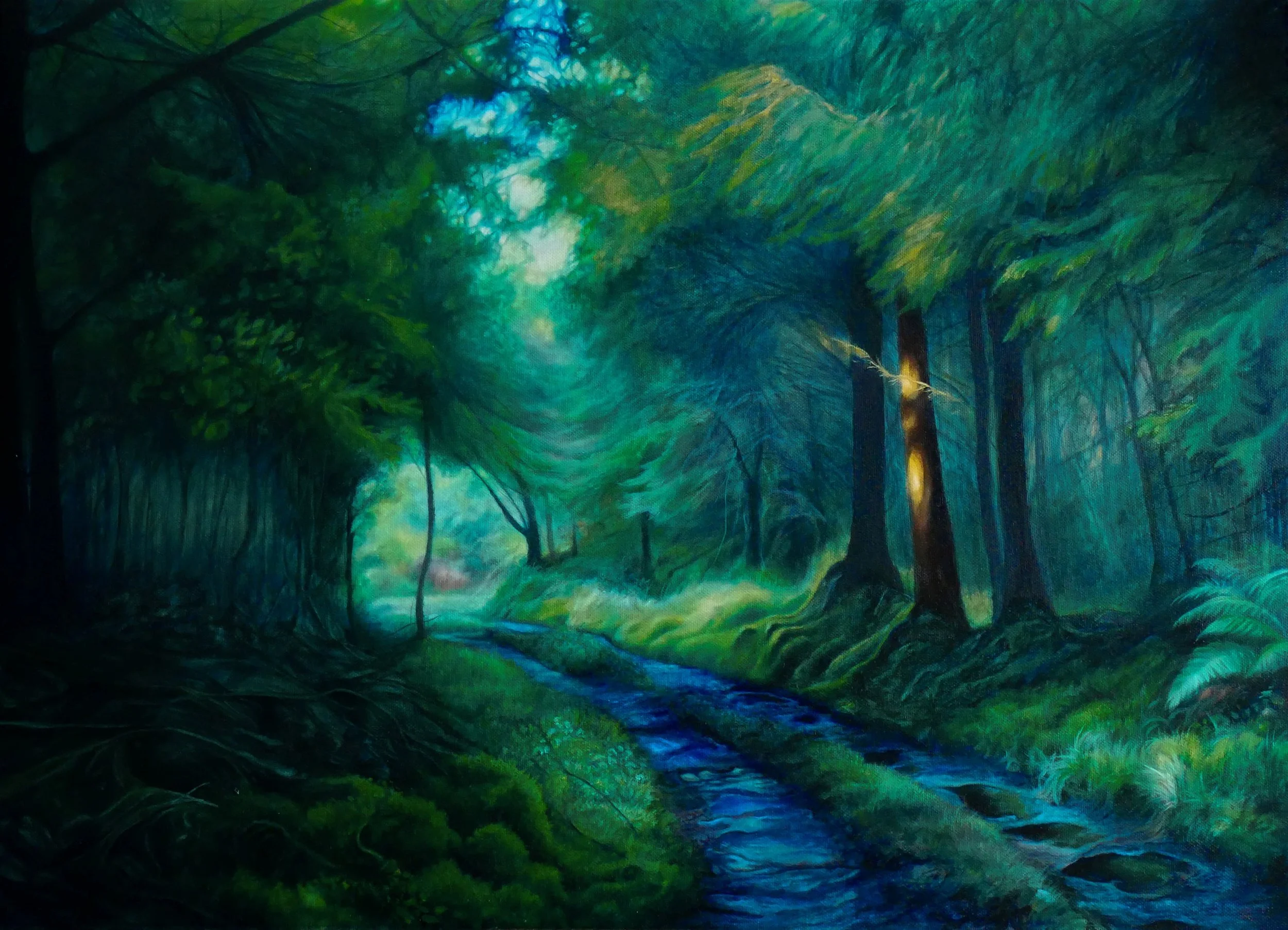 Manon West,Ballynahinch Trail,Oil Paint,50x70cm,€1,800..jpg