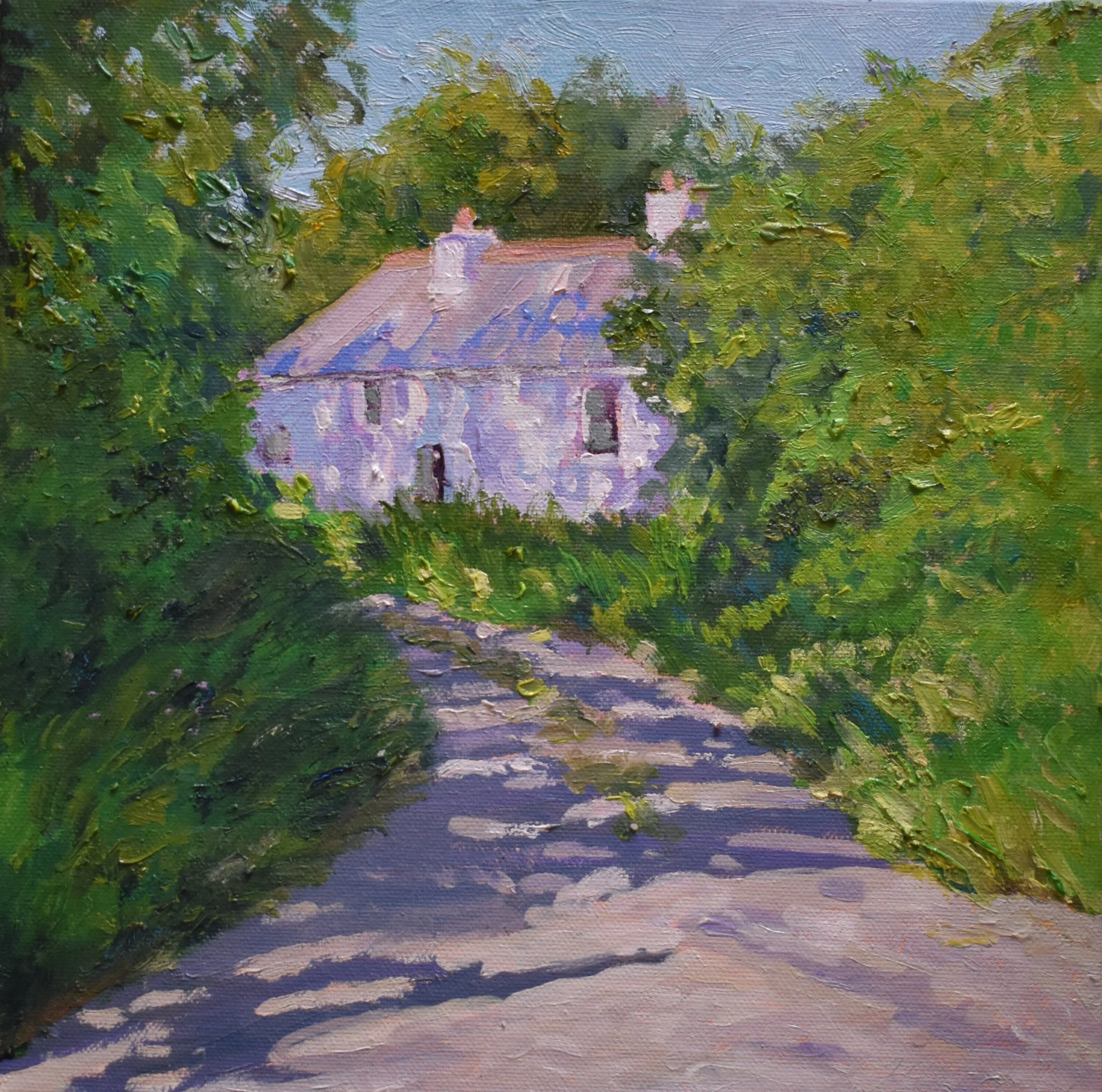 Fiona Power_West Cork Cottage_Oil on Canvas_38.5x38.5_€700.JPG