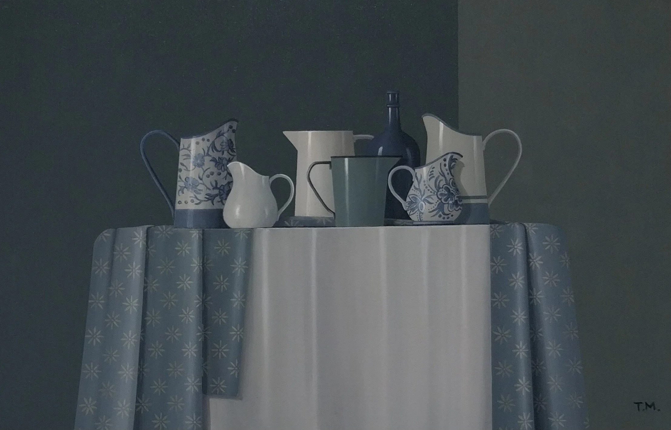 Blue and White Jugs Oil on Board 25.5x38cm 2025 1800.jpg