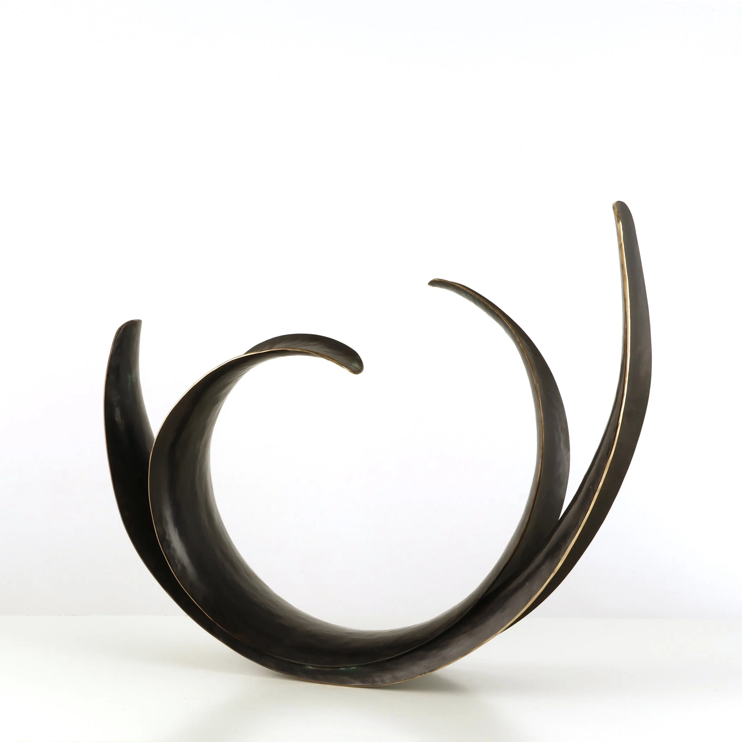 5 Seamus Gill, Rocking Wave 2, Sheet Bronze, 20x21cm, 1200, 2026.jpg