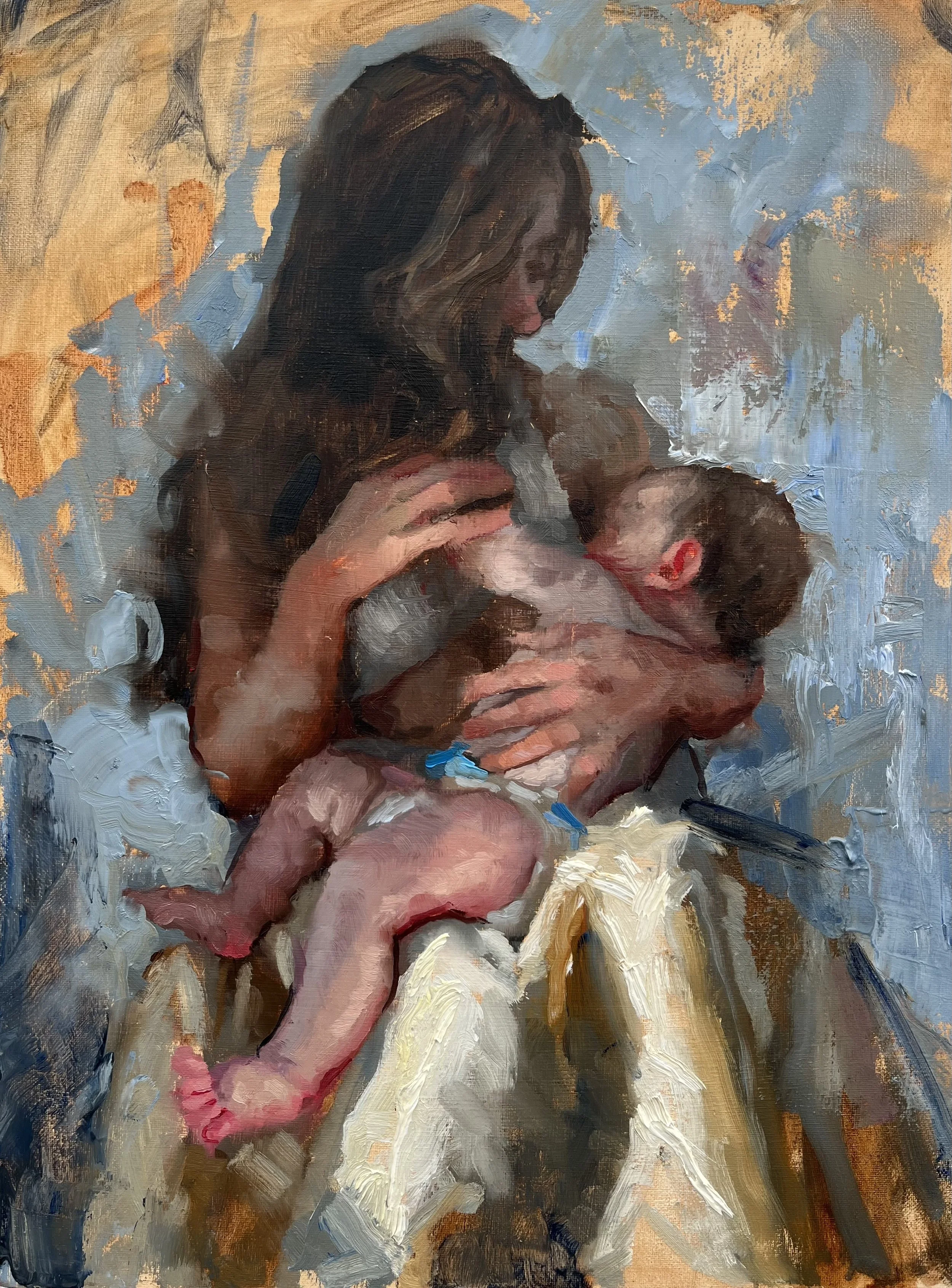 Guinee_MotherandChild_oiloncanvas_40x30.jpeg