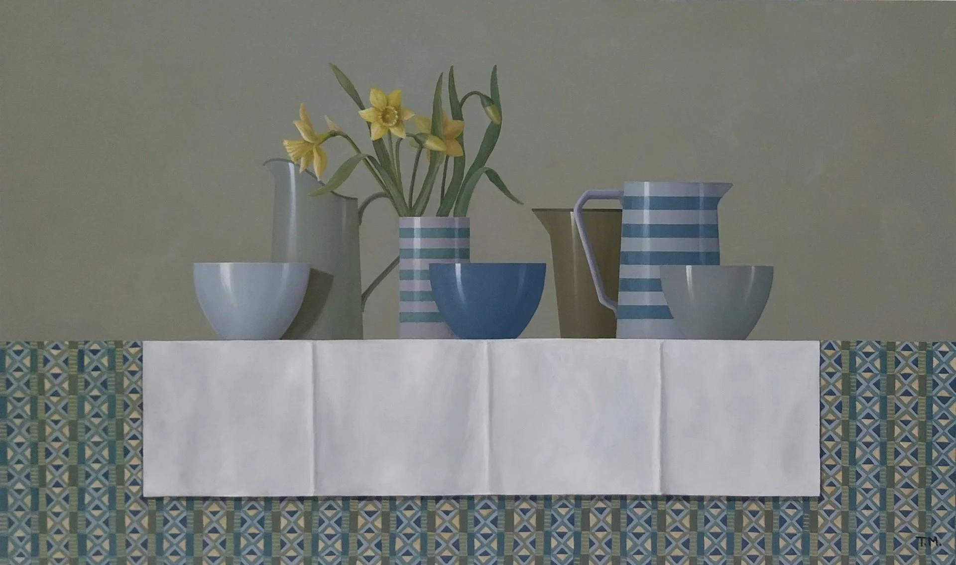 Trudie Mooney Daffodils Oil on Board 30x50cm 2025 2400.jpg