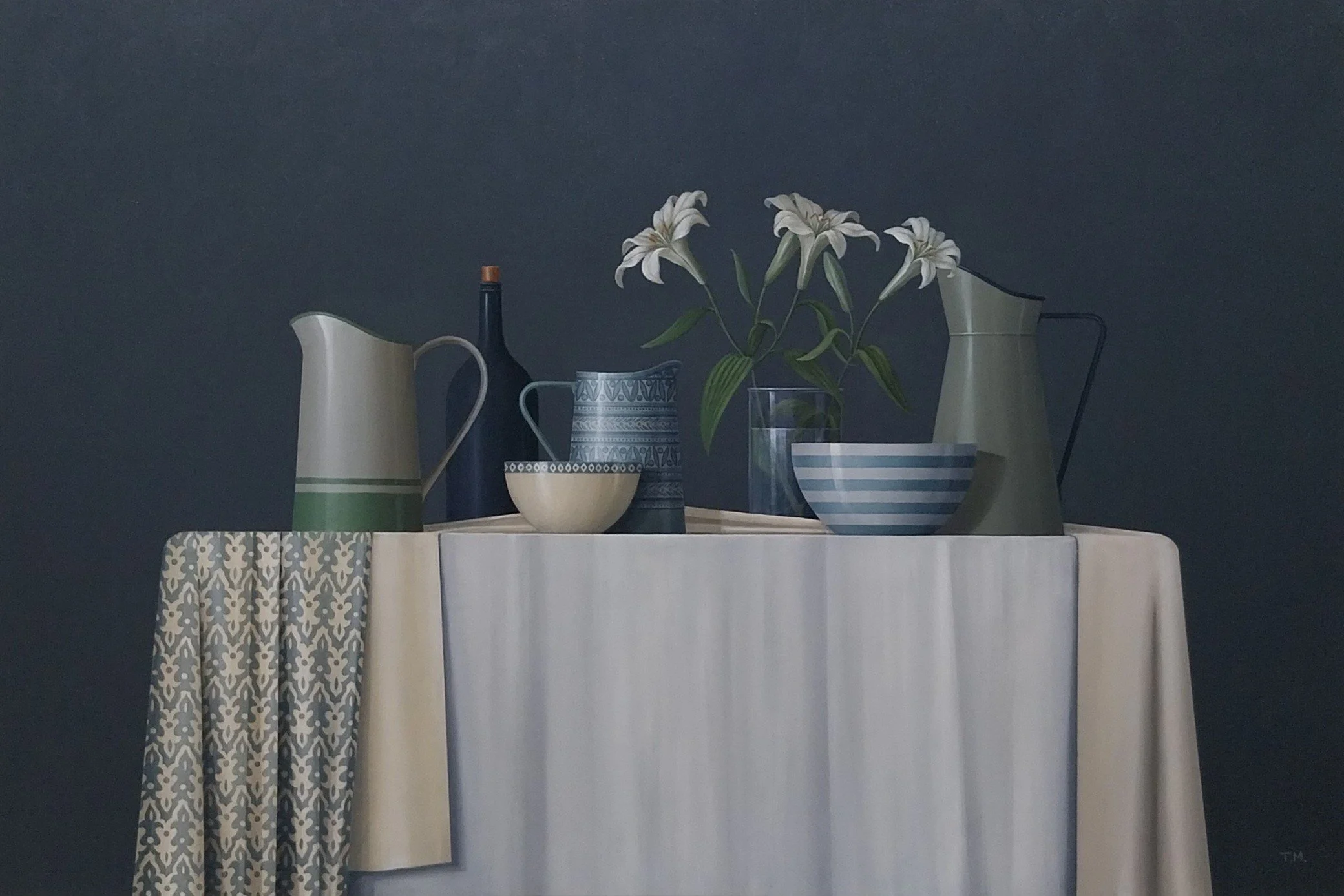 Mooney, Trudie - 'White Lilies'