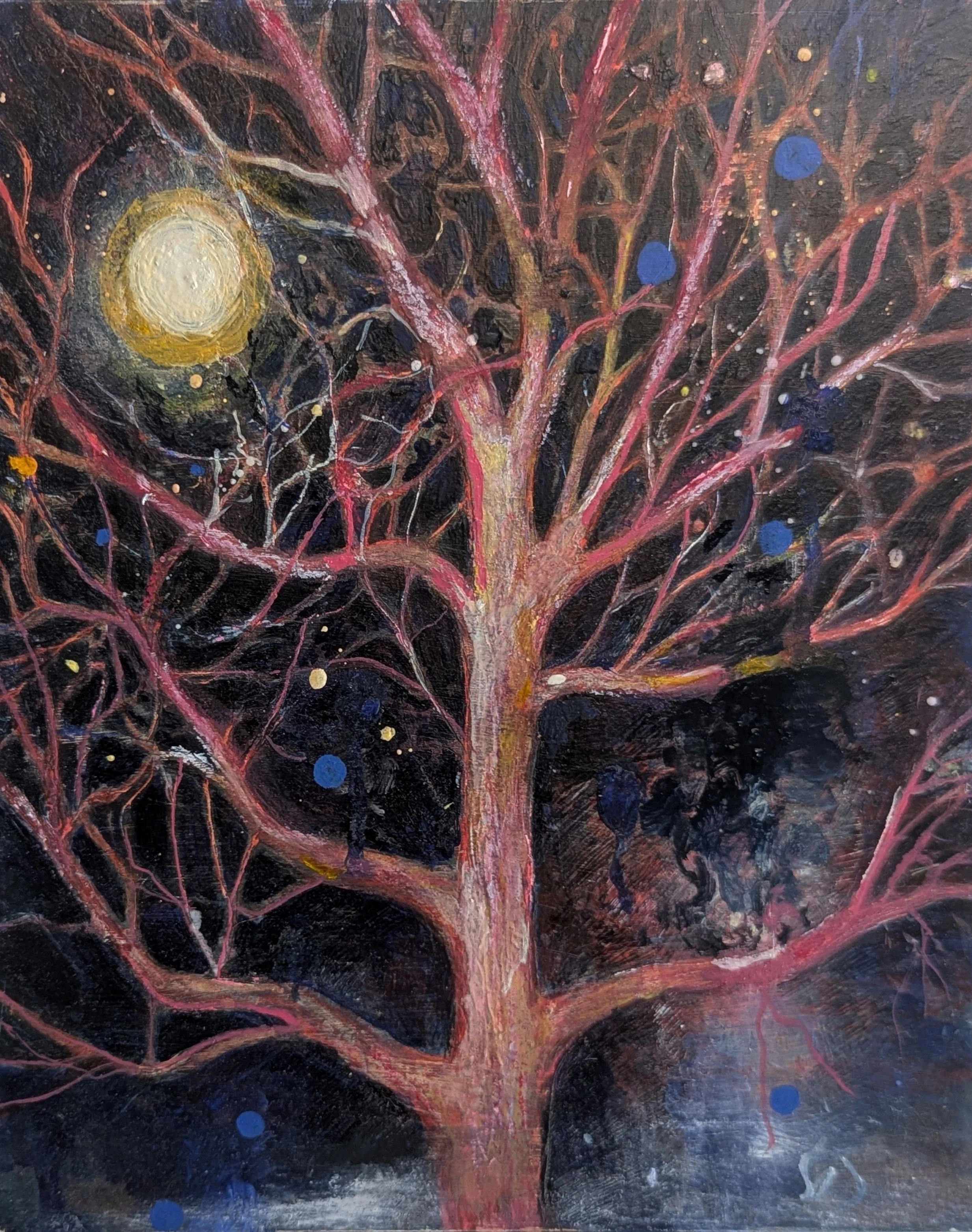 Mags Duffy - The Silence of a Falling Star - Mixed media on board - 43cm x 36cm Framed - €480.jpg