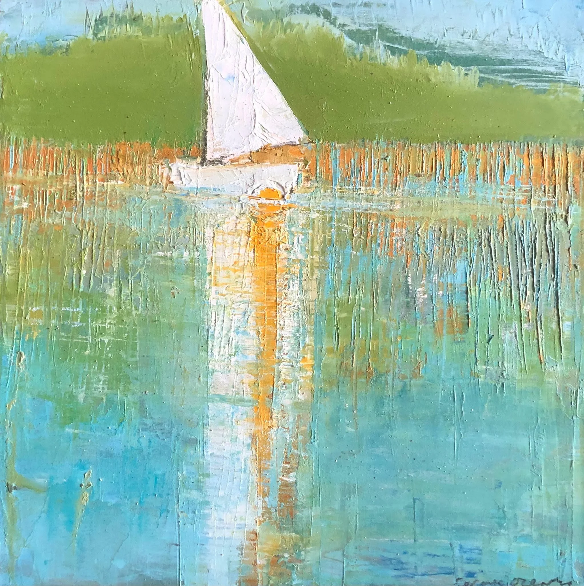 O'Leary Cormac Lough Gill 2 Oil on board 15 x 15 400e.jpg