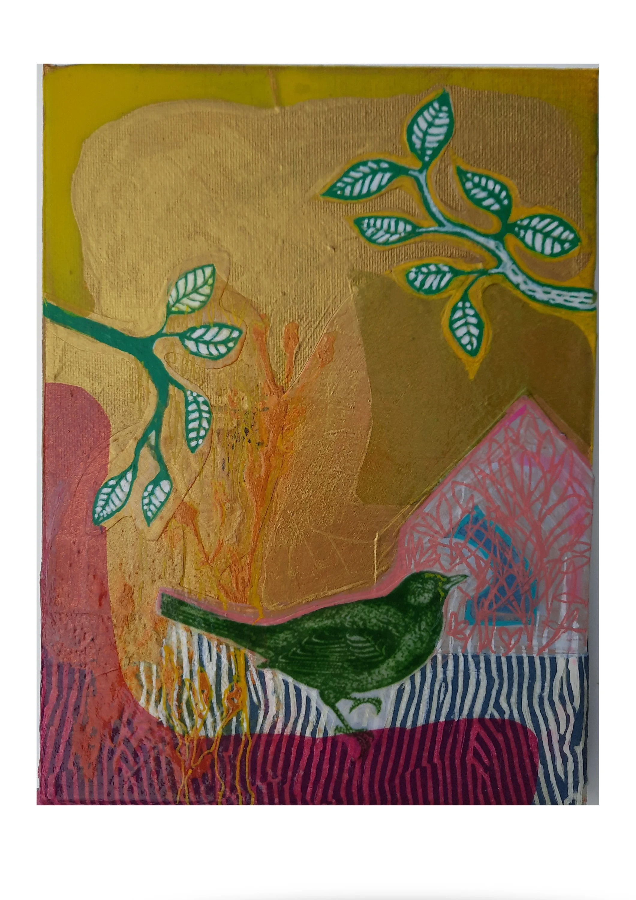 Catherine Fanning Sunlit Whispers Mixed Media on Canvas 28 X 36 cm  €360 .jpg