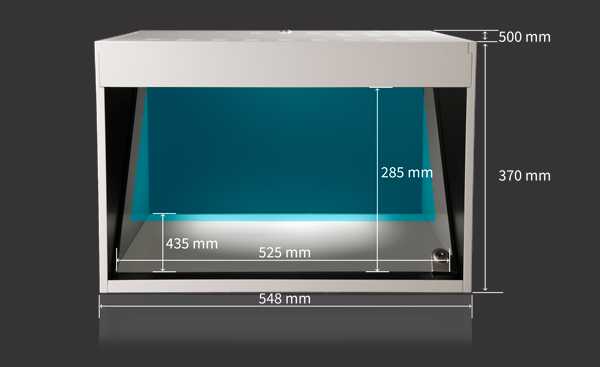 Dreamoc Pop 3 – Front side Dimensions